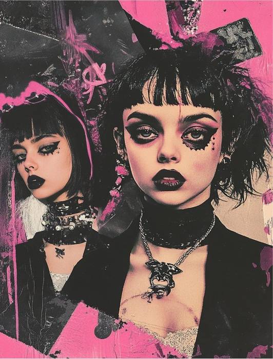 You Goth Me eBook page 7 — goth aesthetic, punk culture, contemporary portraiture