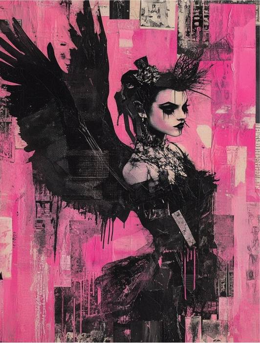 You Goth Me eBook page 71 — punk aesthetic, gothic fashion, portrait art